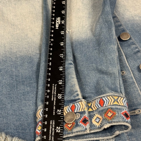 DRIFTWOOD Denim Jacket with Embroidered Accents - Picture 9 of 16